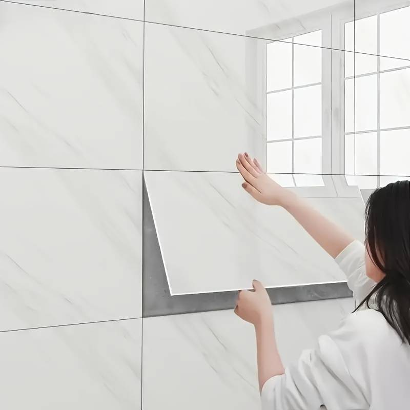 1PC Wall StickersIvory White40pcs 30cmX60cm 11.81inx23.62in