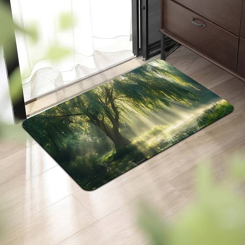 1Pc Green 19.69x31.49inch 50x80cm Floor Mat