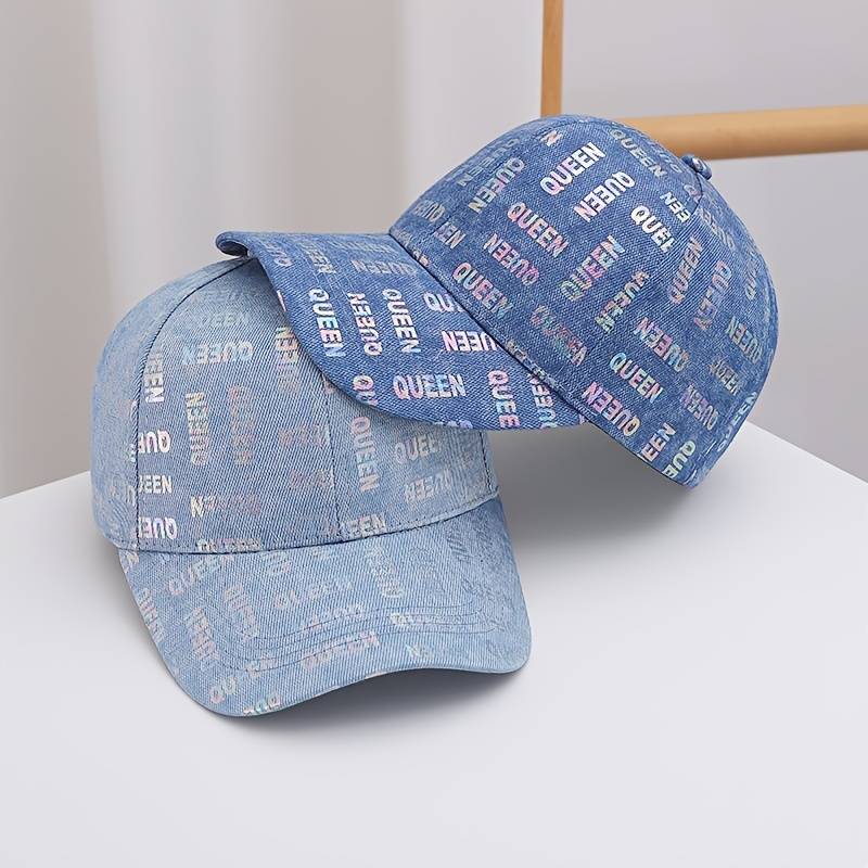 1pc Fantasy Cotton Baseball Cap for Women Adjustable Tie-Dye Pattern Breathable Non-Washable