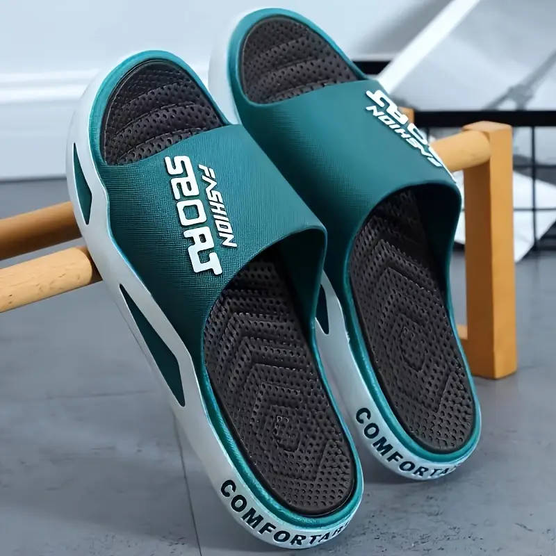 Popular Plus-Size Fashionable Flat Slippers Black 11