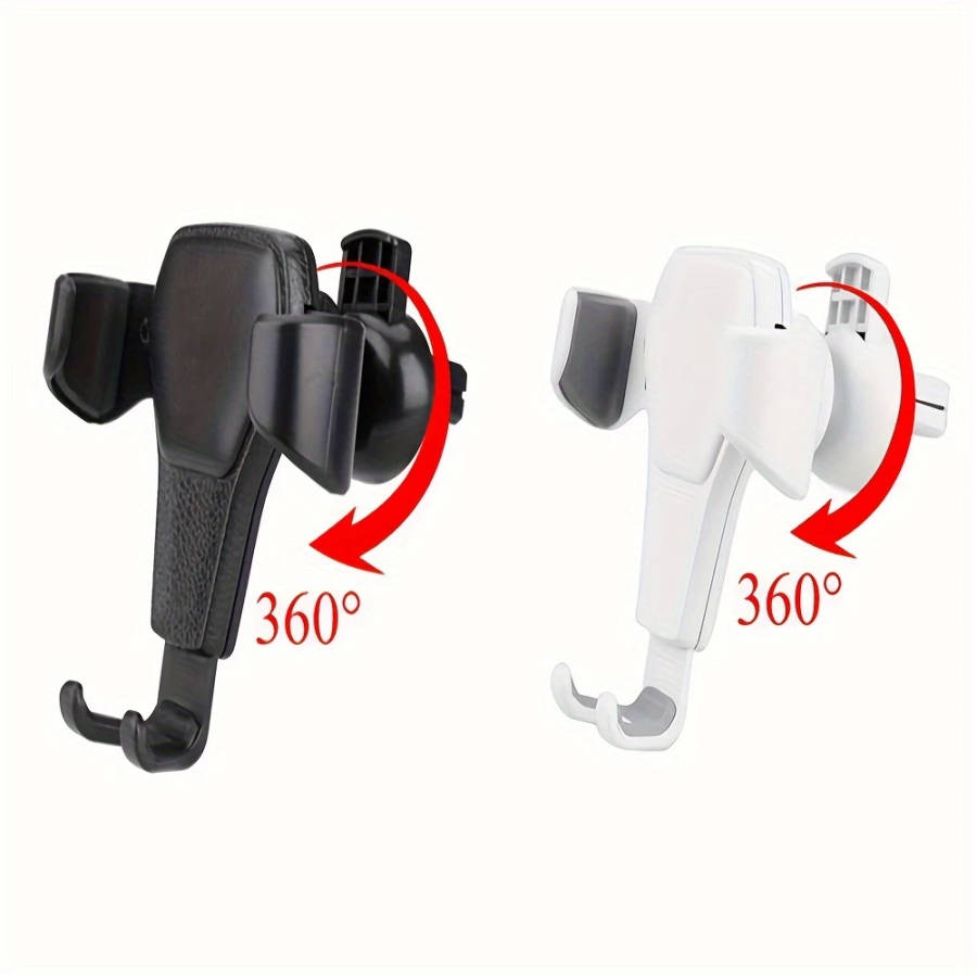1pc Swivel Car Mount Universal Compatibility for 13.97cm to 18.29cm Smartphones PC Material Fit