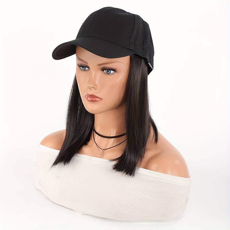 1Pc Dark Brown 40.64cm Fashion Design Wig