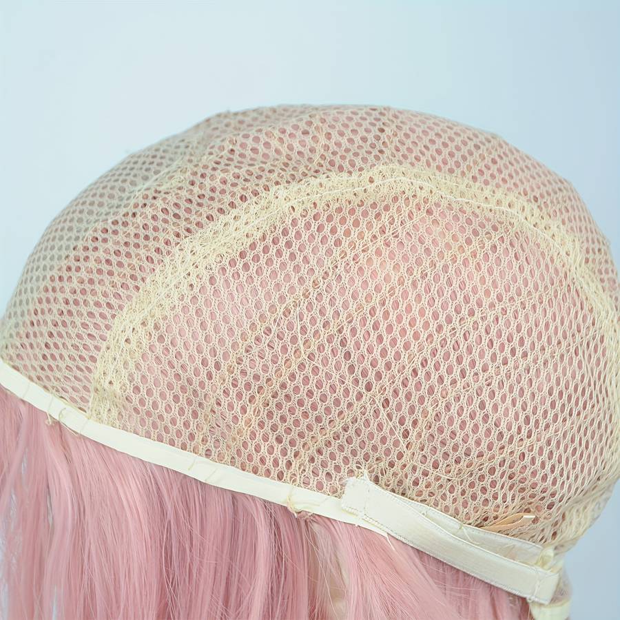 1Pc Pink Color 66.04cm Fashion Design Wig