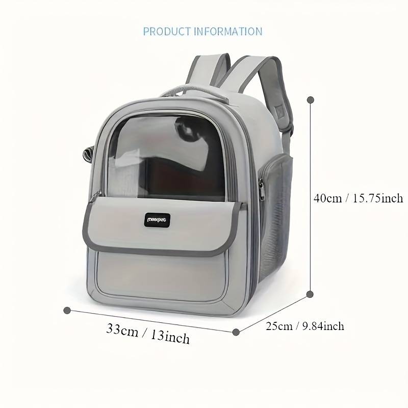 1pc Graysize One size Pet Bag