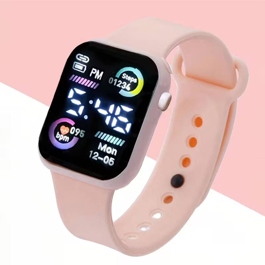 6Pcs Ladies Watch Jewelry Gift Set Square Design