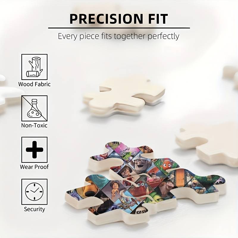 1000pcs Disney Puzzle 75.01 x 50.01 cm Wood Material Mixed Color for Adult Party