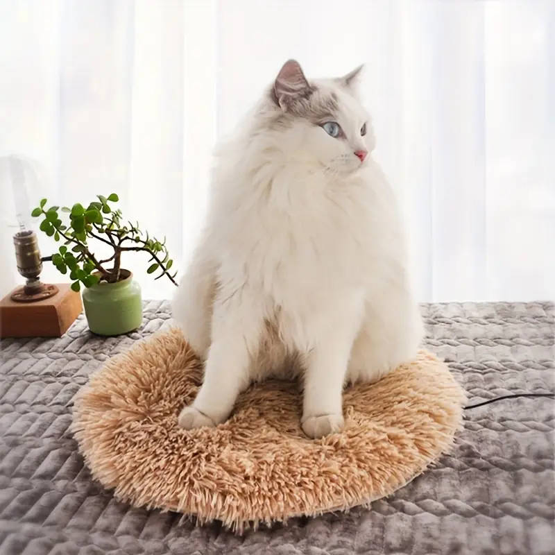 1pc USB-Powered Warm Cat Bed Warm Polyester Pad with Constant Temperature Ideal for Cats And Dogs Co