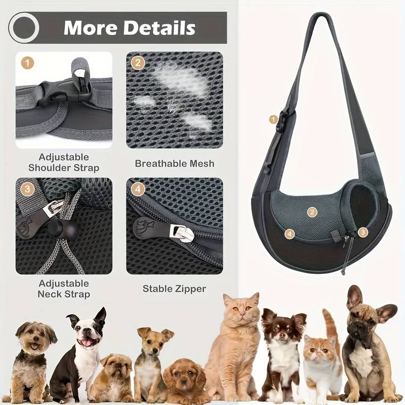 1pc Blacksize L Pet Bag