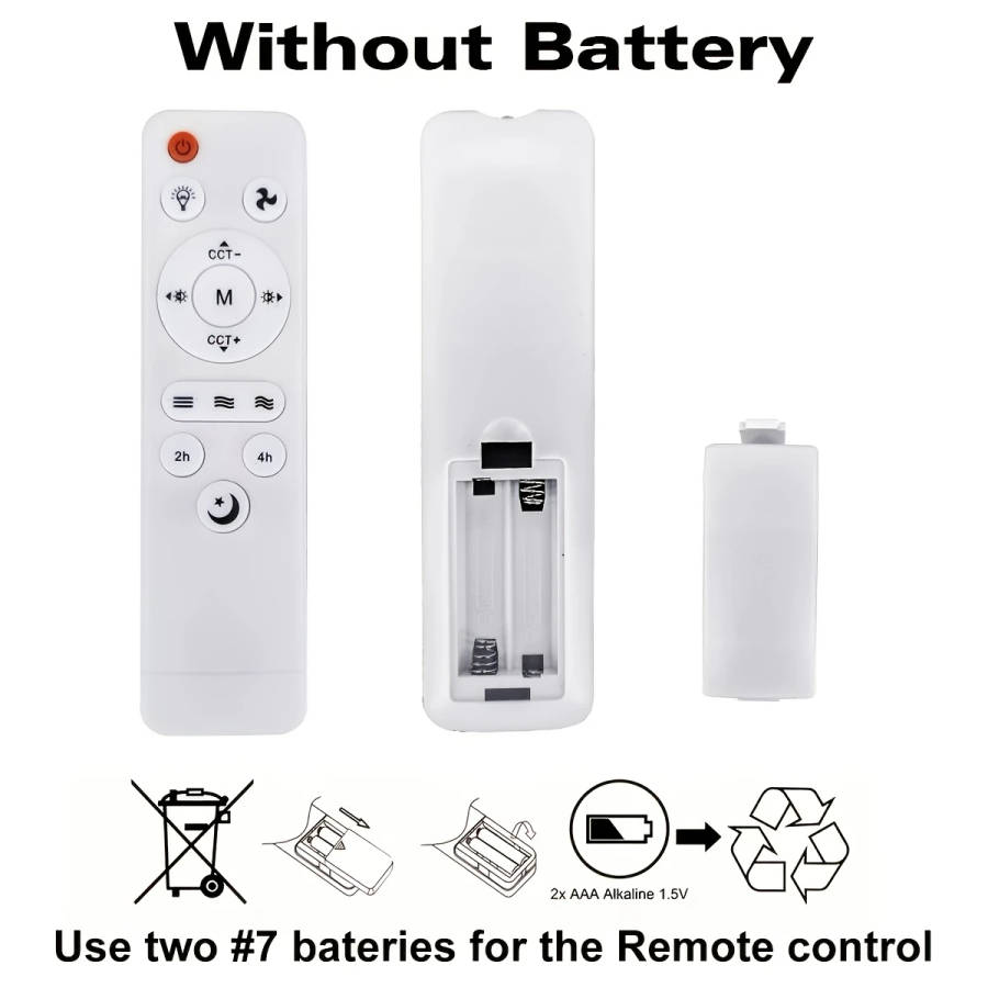LED Smart Ceiling Fan Light