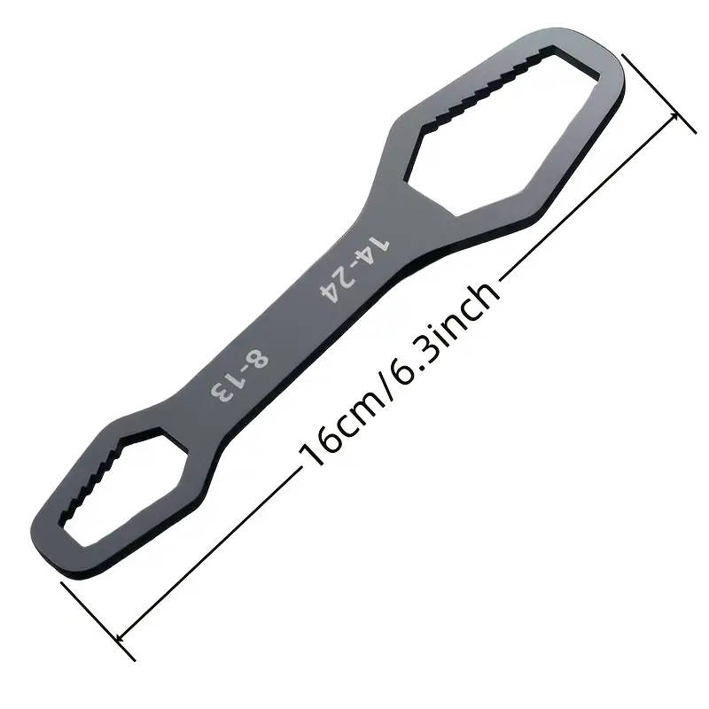 Versatile Double Ended Plum Wrench Spanners Tool 8 To 24mm