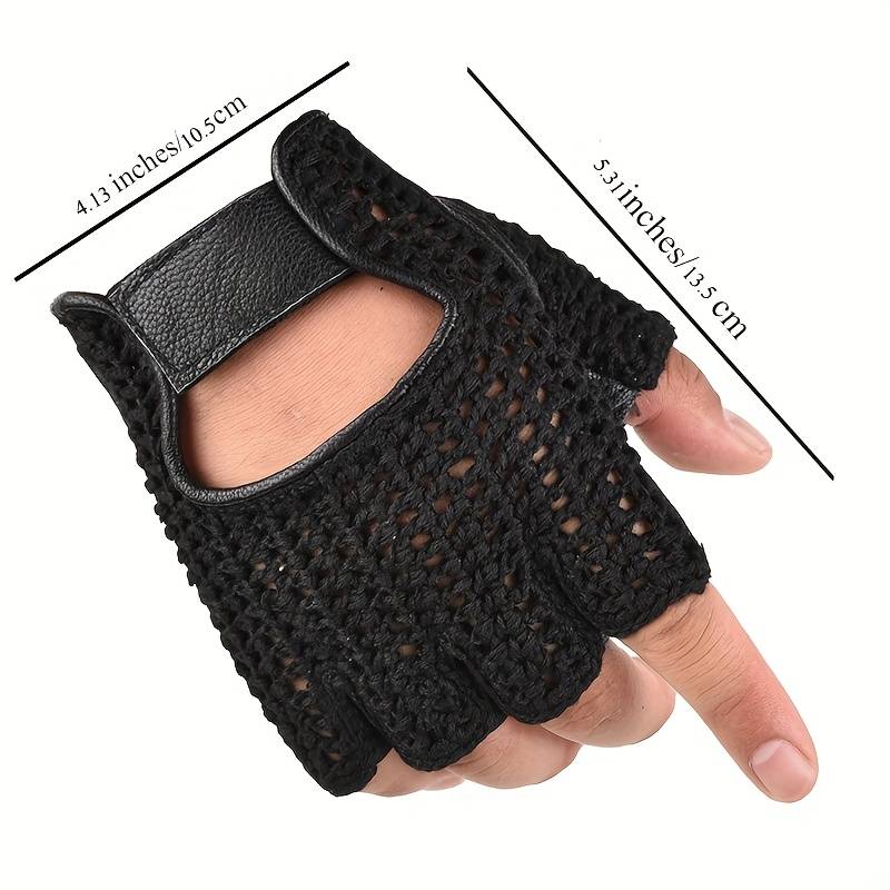 1 Pair Black Green Size L Outdoor Sports Gloves
