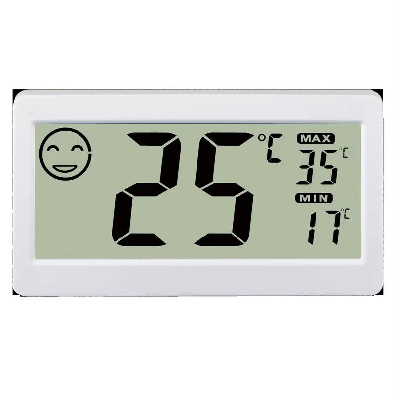 1pc Digital Indoor Thermometer Hygrometer Battery-Powered Easy-to-Read LCD Display for Home Comfort