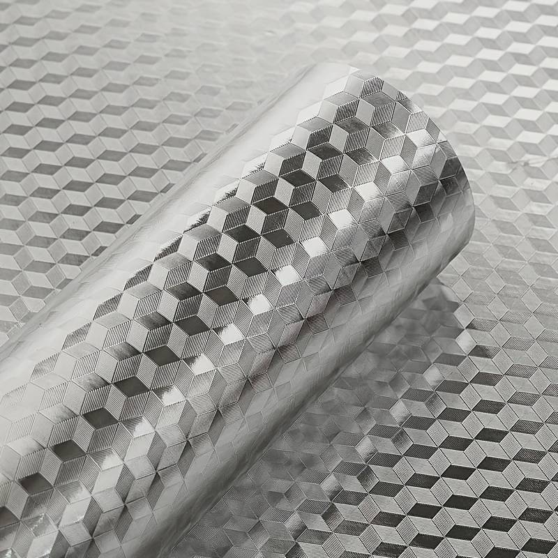 1PC Wall StickersSilver  Vine Man40cm WideX200cm