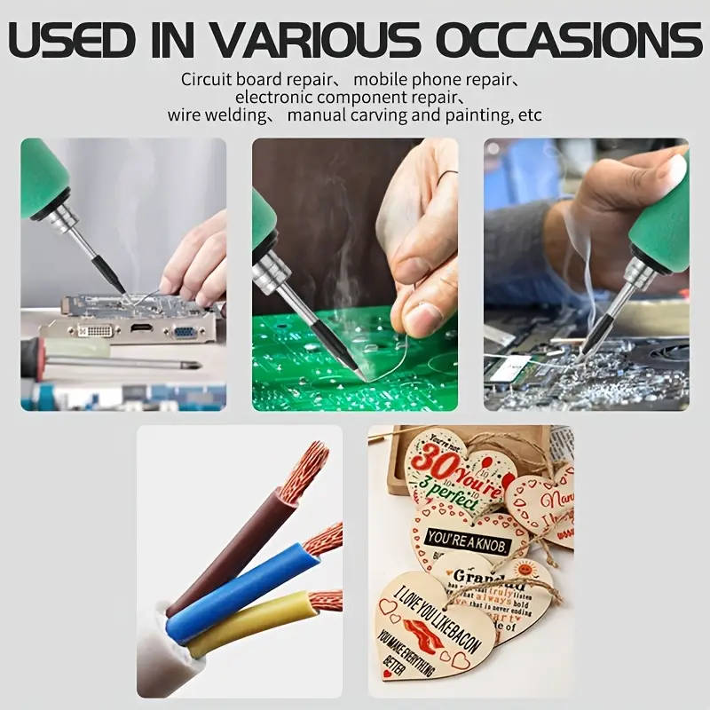 USB Rechargeable Soldering Iron Pen Kit