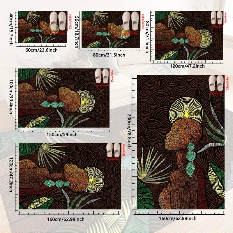 1Pc 19x31inch 50x80cm Floor Mat