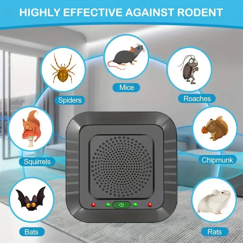 1pc Soundwave Technology Insect Repellent Indoor Electronic Plug-In Insect Repellent USB Direct Plug