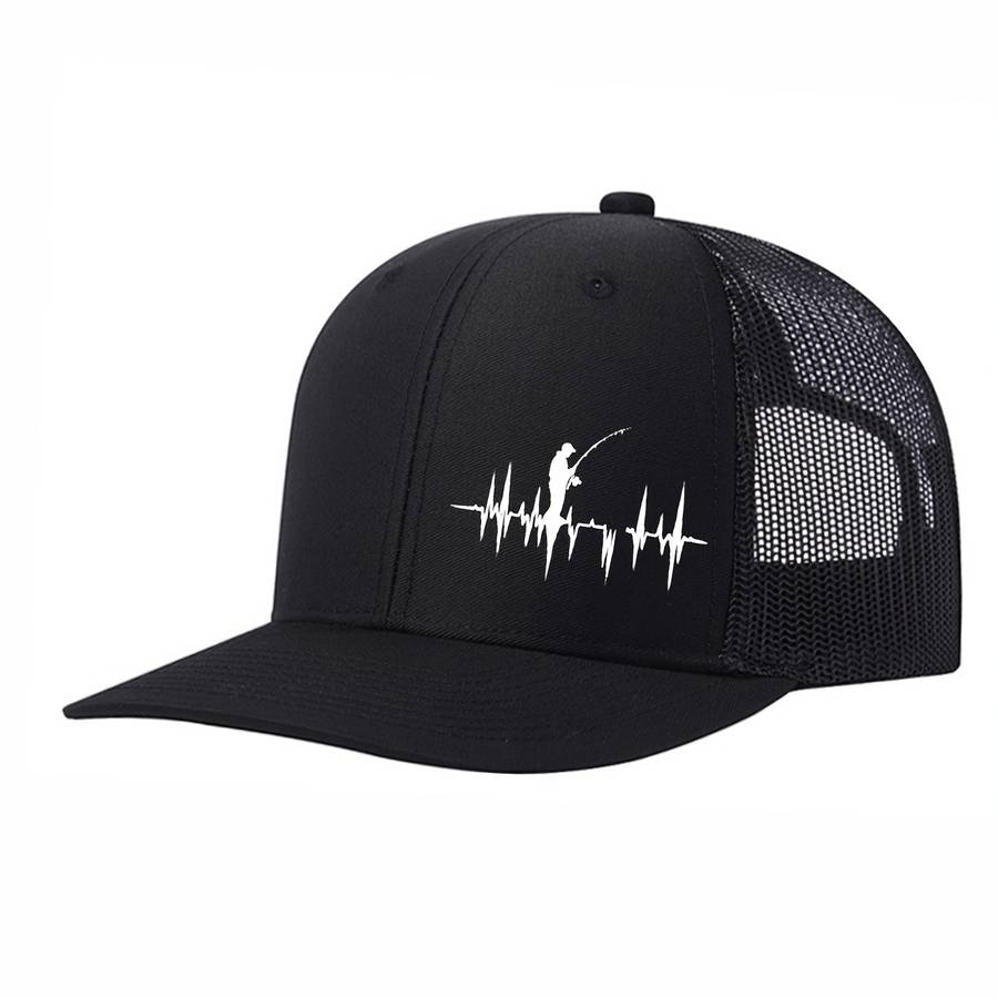 1pc A Stylish Baseball Cap Featuring a 3D Print of Outdoor Fishing Suitable for Both Men And Women