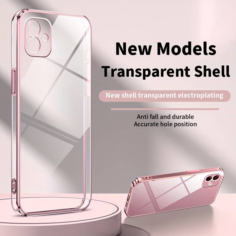 1pc Pink Color For Samsung Galaxy A04 Phone Cases
