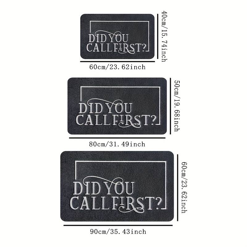1Pc 23.62x35.43inch 60x90cm Floor Mat