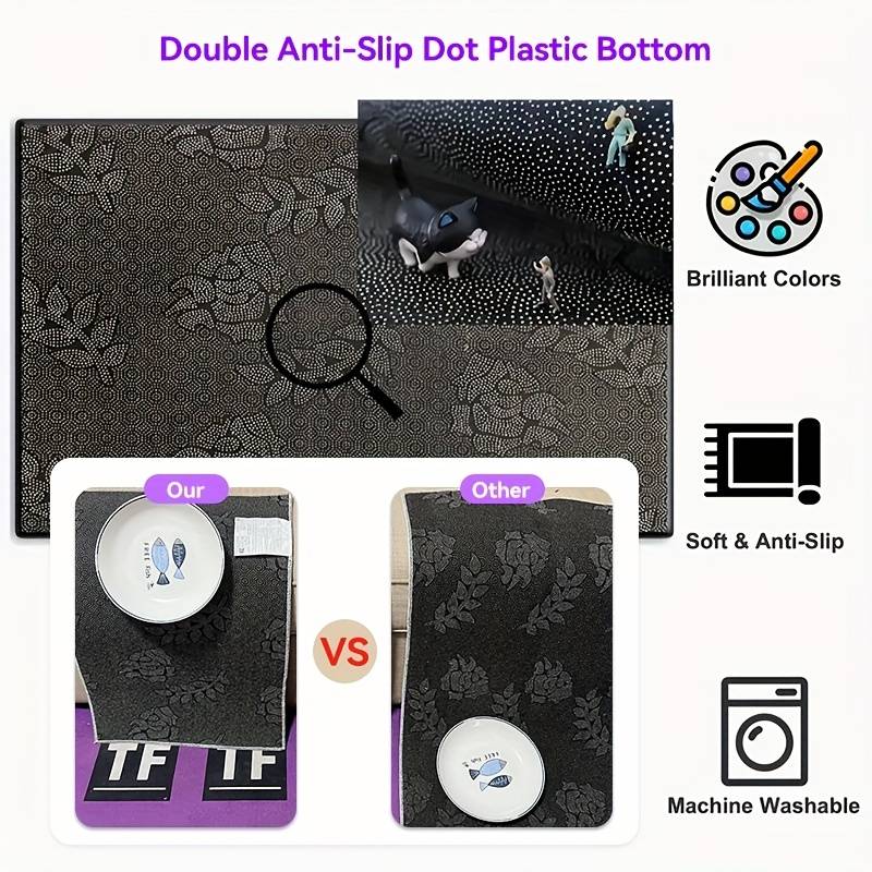 1Pc 8Ox12Ocm Mincht Monstera Floor Mat