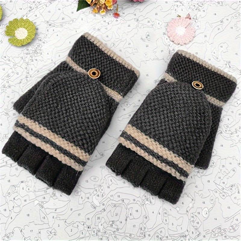 1 Pair Color C Warm Gloves