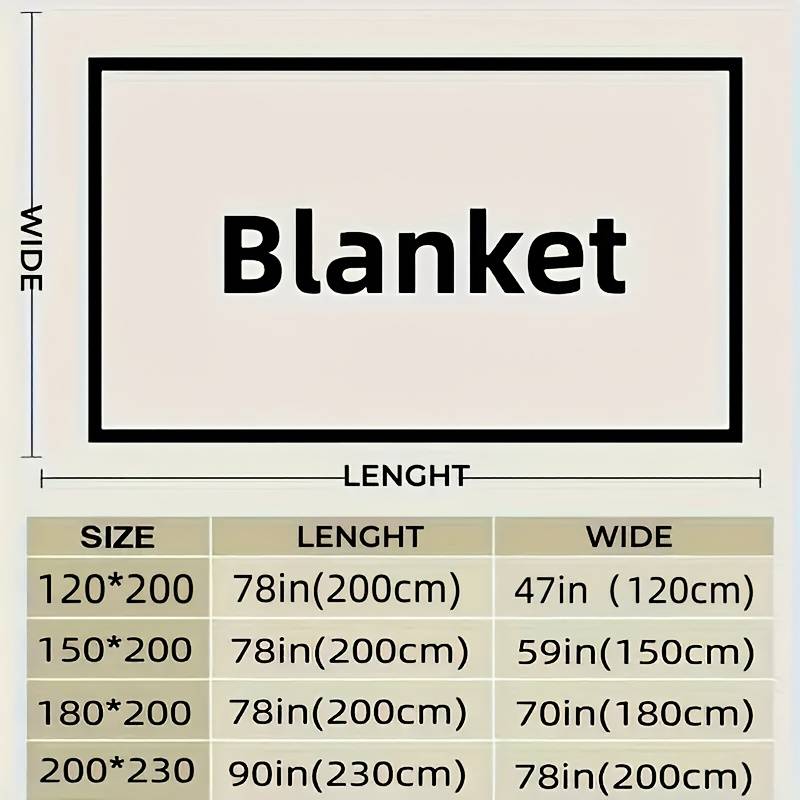 1ps Blanket Size 200X230Cm 78.74X90.55In
