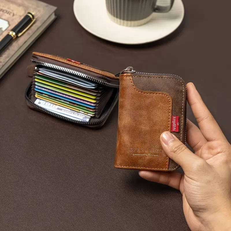 Vintage Multi-functional Large-capacity ID Card Holder