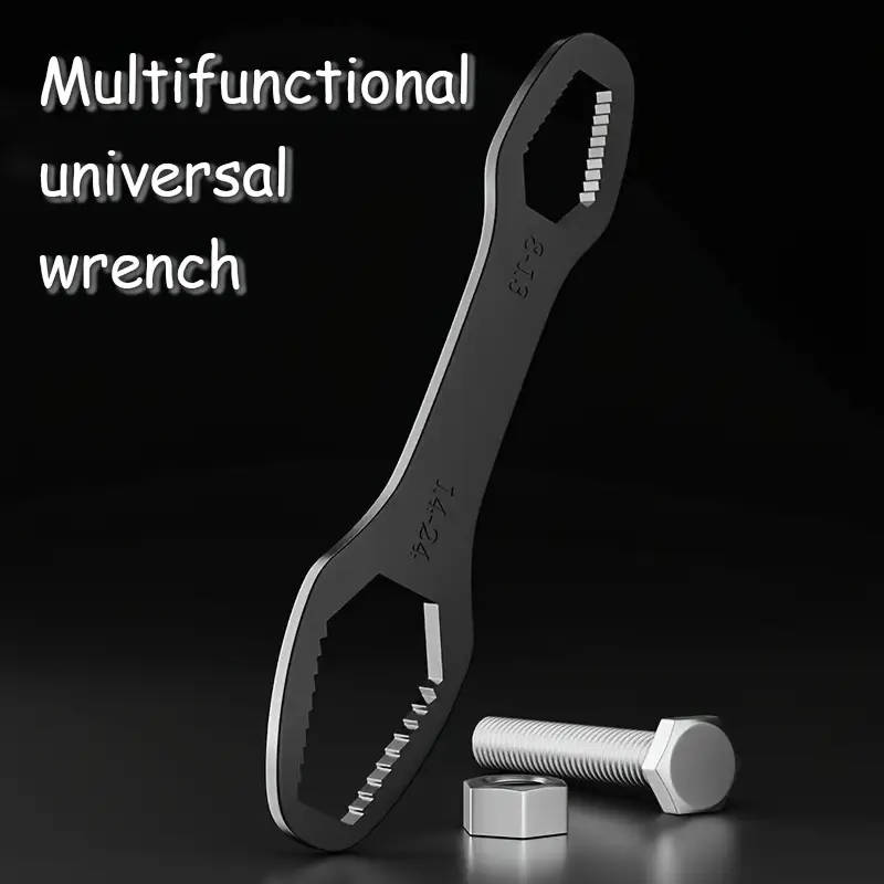 Versatile Double Ended Plum Wrench Spanners Tool 8 To 24mm