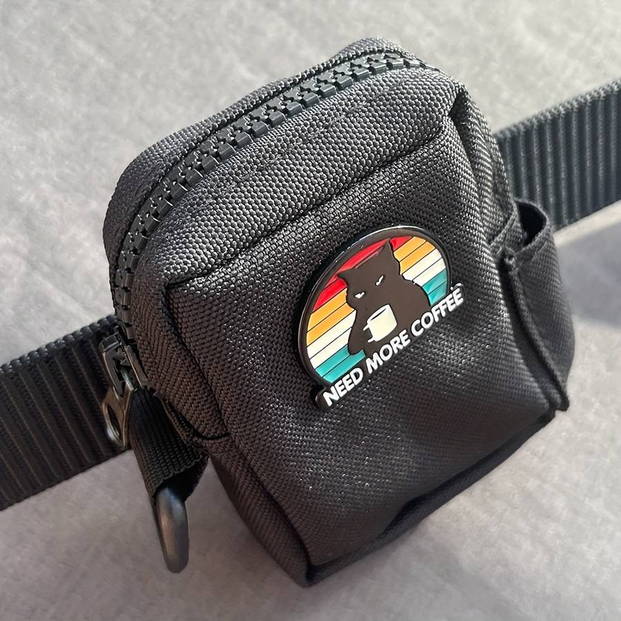 1pc Original Canvas Storage Bag Coin Purse Card Holder Belt Bag Mini Hanging Pouch for Running