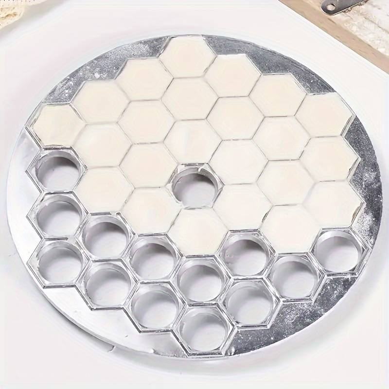 1pc Easy-to-Use Aluminum Dumpling Maker 37-Hole Ravioli Press for DIY Dough Pastry Perfect for