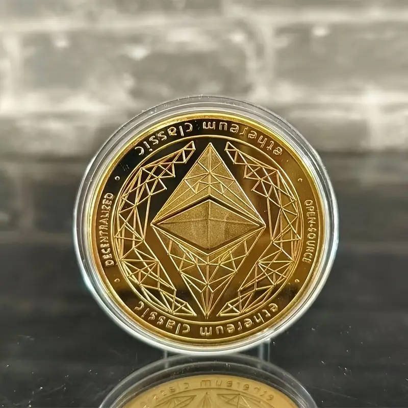 Ethereum Novelty - Collectible Commemorative Coin - With Capsule