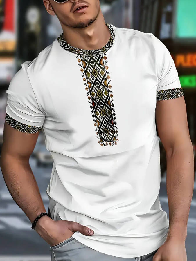 Men's Casual Crew Neck T-Shirt