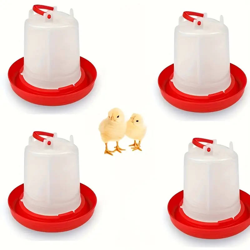 4-Piece Plastic Poultry Drinker Kit
