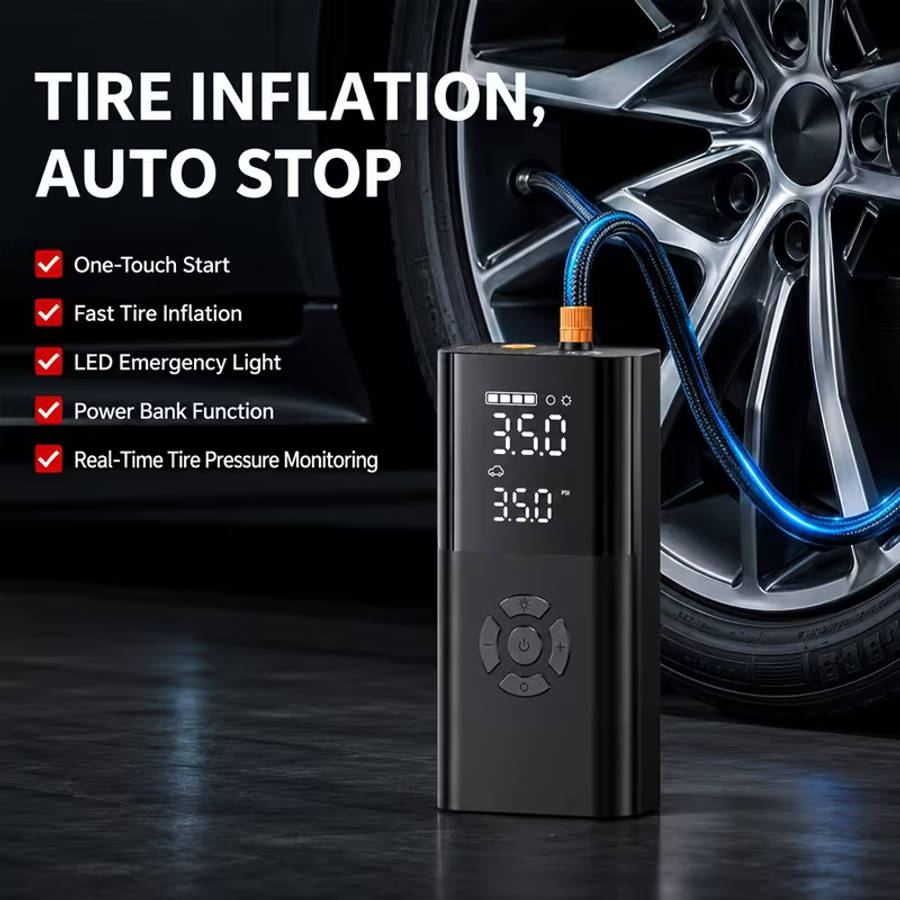 BezosMax Multifunctional Car Jump Starter