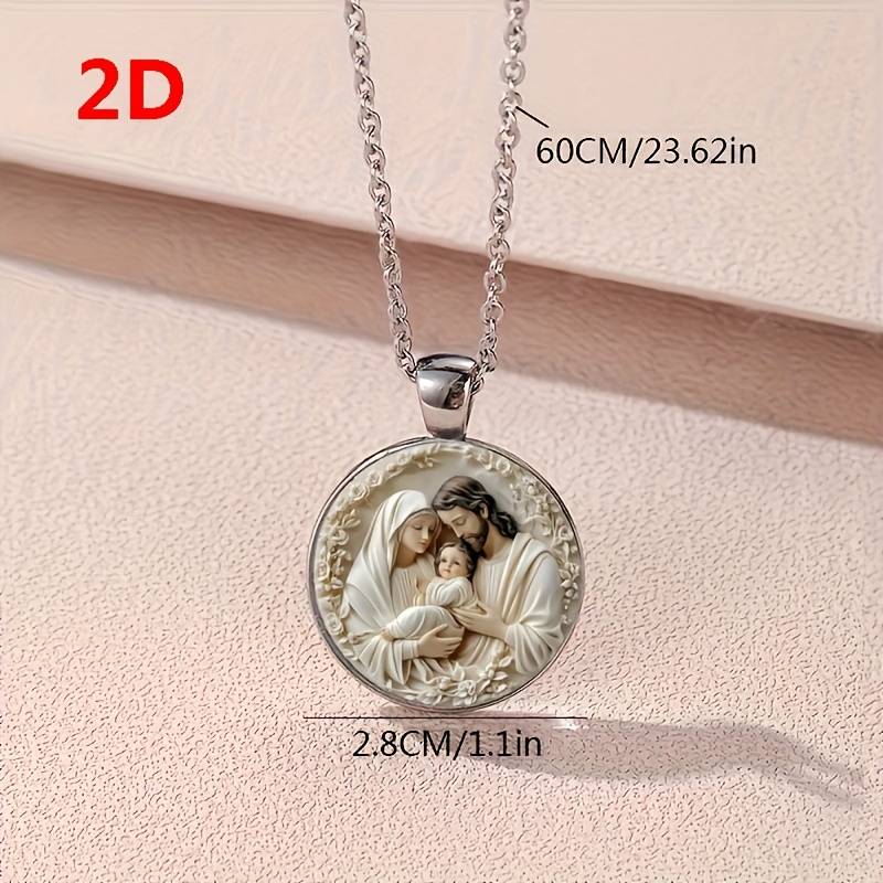 1 Piece Bronze Jesus Theme Pendant