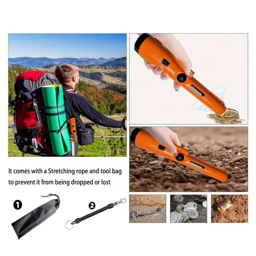 Professional Handheld Metal Detector Pinpointer with High Precision