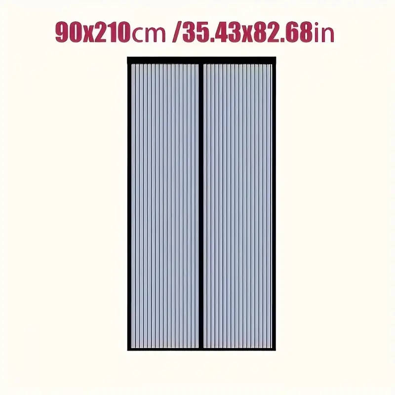 Self-Closing Magnetic Mosquito Net Door 100*210cm