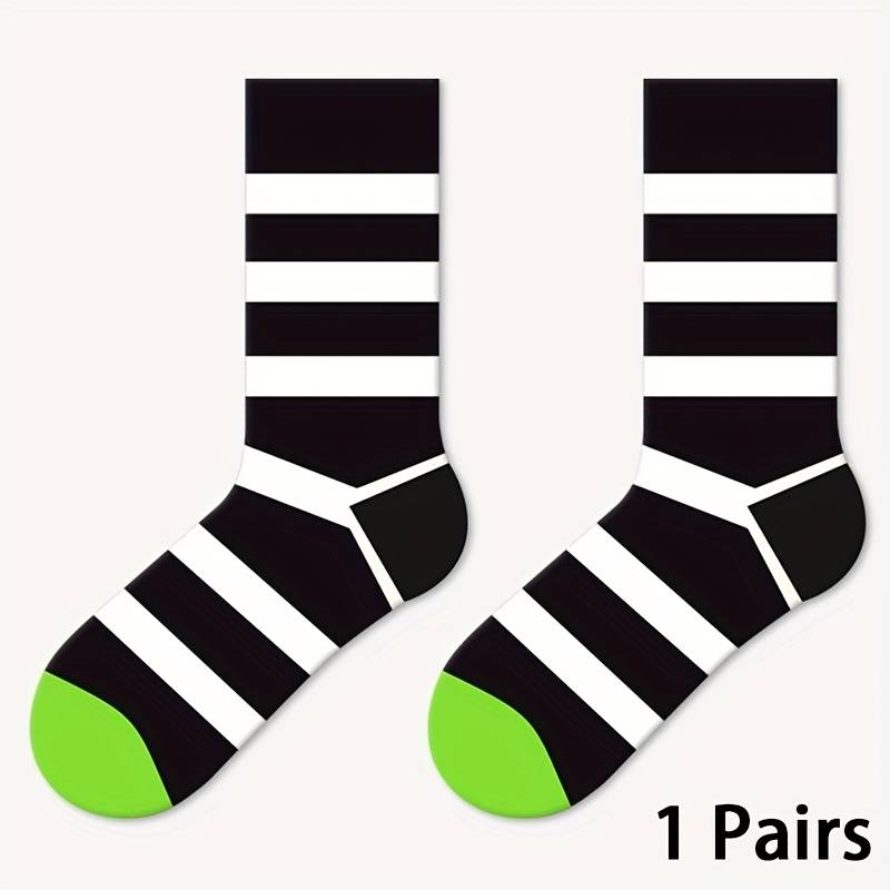 1 Pair Mixed Color One Size Socks