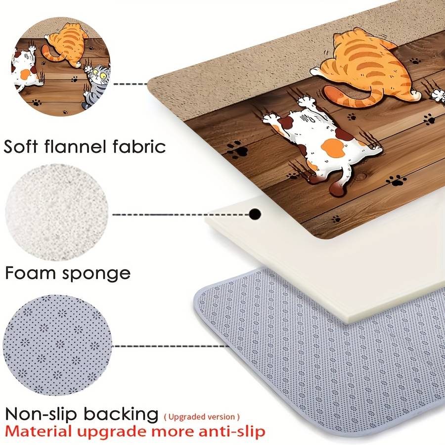 1Pc 50cmx120cm 19.69x47.24inch Floor Mat