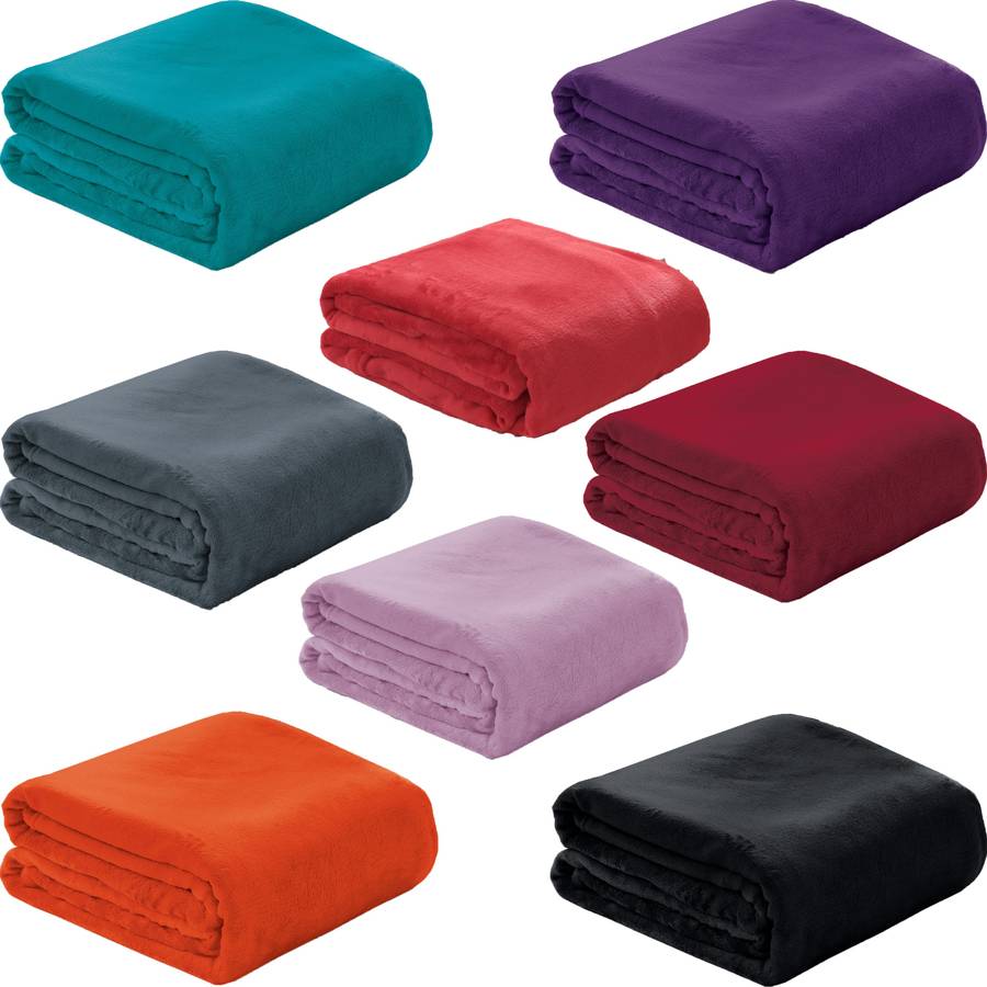 1ps Blanket Color Bright Red size 150x200cm