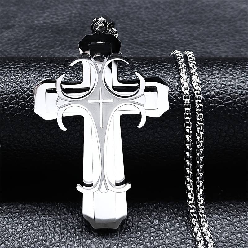 1 Piece Golden Jesus Theme Pendant