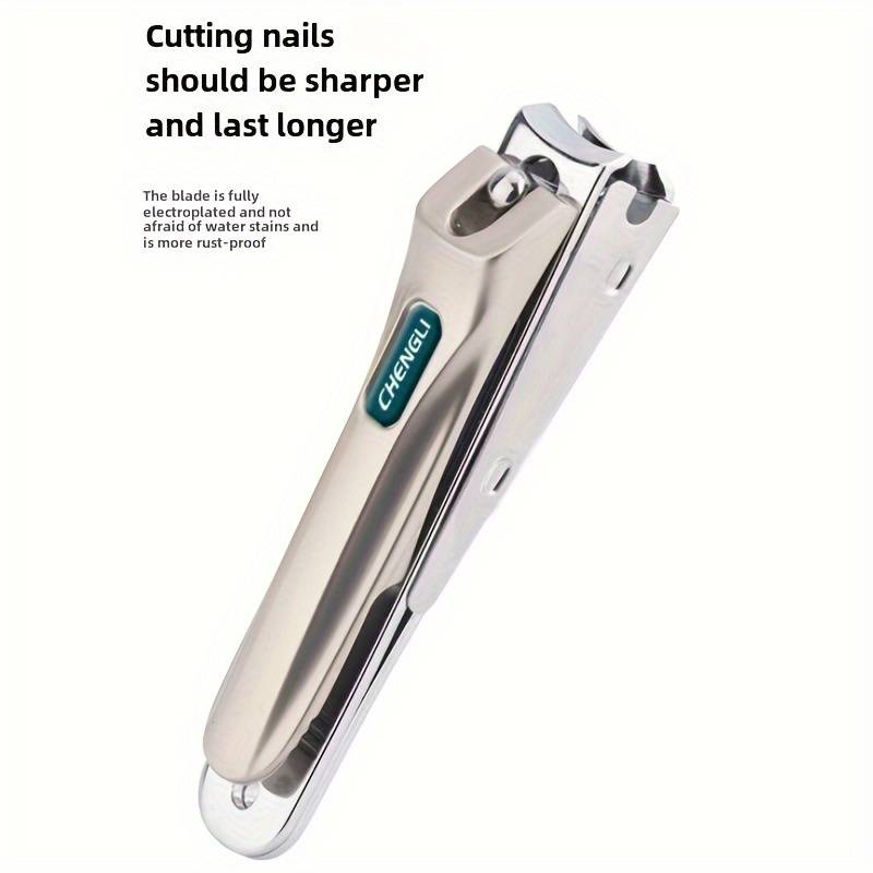 1-Pack Stainless Steel Nail Clippers Sharp Fingernail And Toenail Trimmer