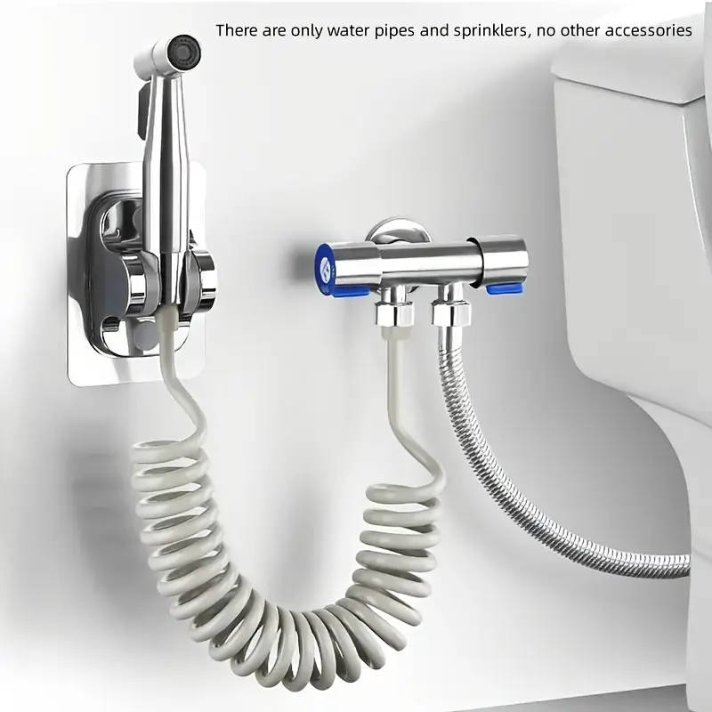 1pc Handheld Bidet Sprayer Set 304 Stainless Steel Spray Gun Shower Toilet Bidet Faucet Sprayer with