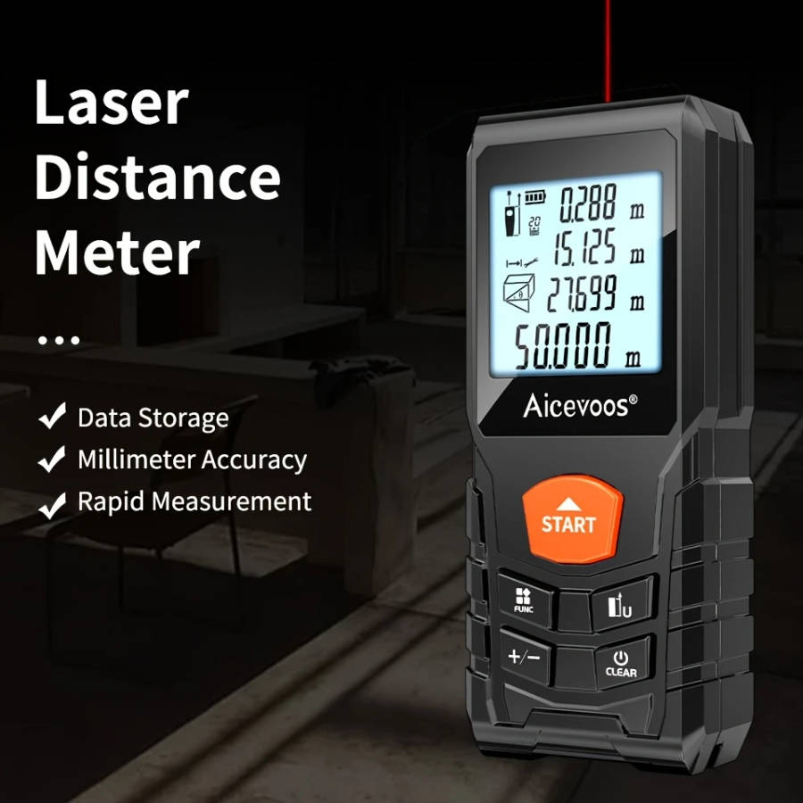 1pc High Accuracy Laser Distance Meter 70m Electronic Ruler Laser Measure Battery Power