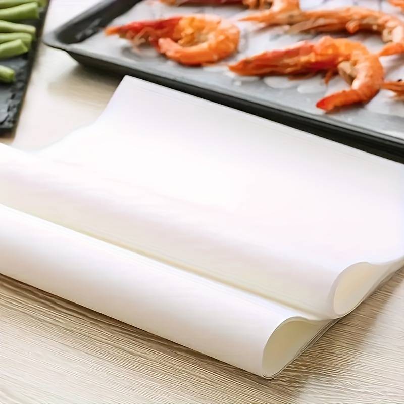 50-Pack Pre-Cut Parchment Paper Baking Sheets 9x13 Inch Unbleached Non-Stick Half Sheet Pan S