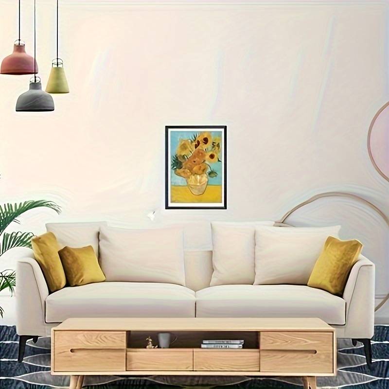 1000pcs Sunflower Jigsaw Puzzle Famous Painting by Vincent van Gogh White Card Pap