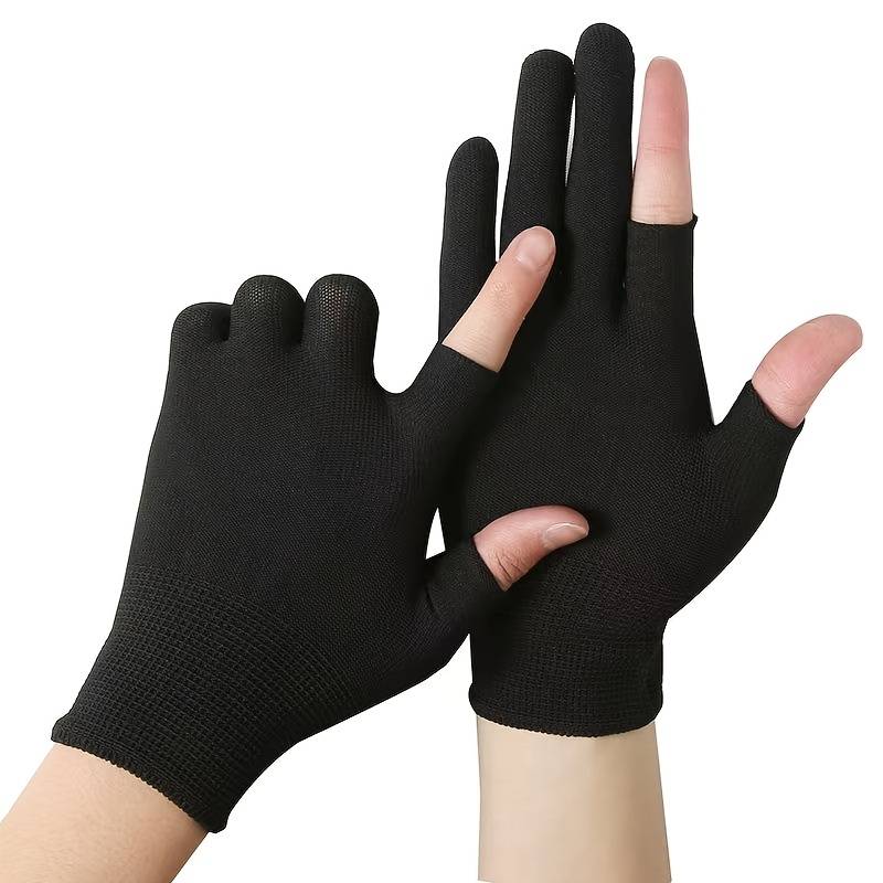 1 Pair Gray Warm Gloves