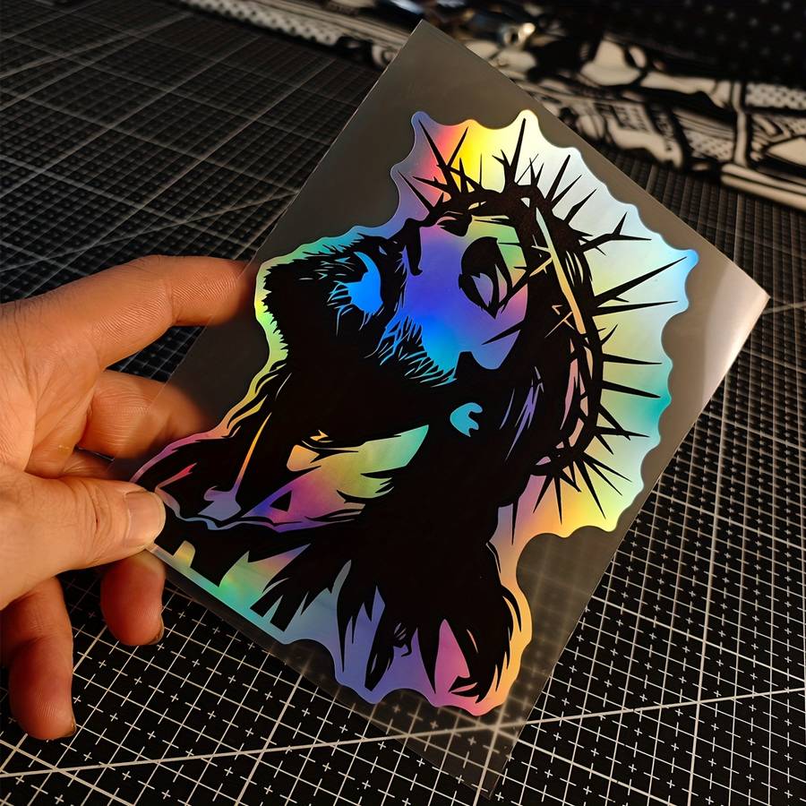 1pc Jesus Christian Themed Stickers
