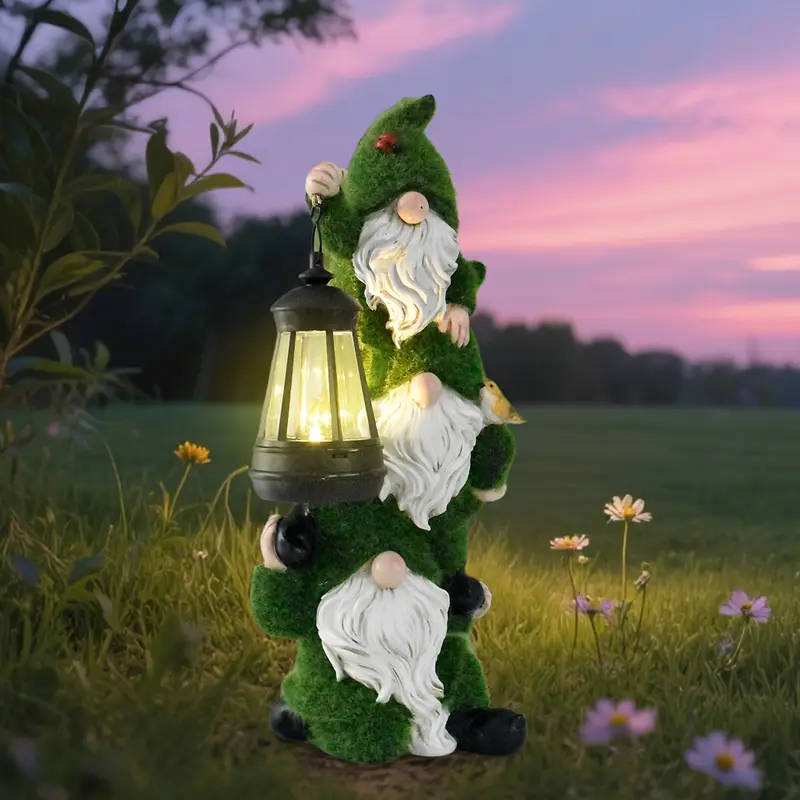 1 x Solar Garden Goblin Lantern
