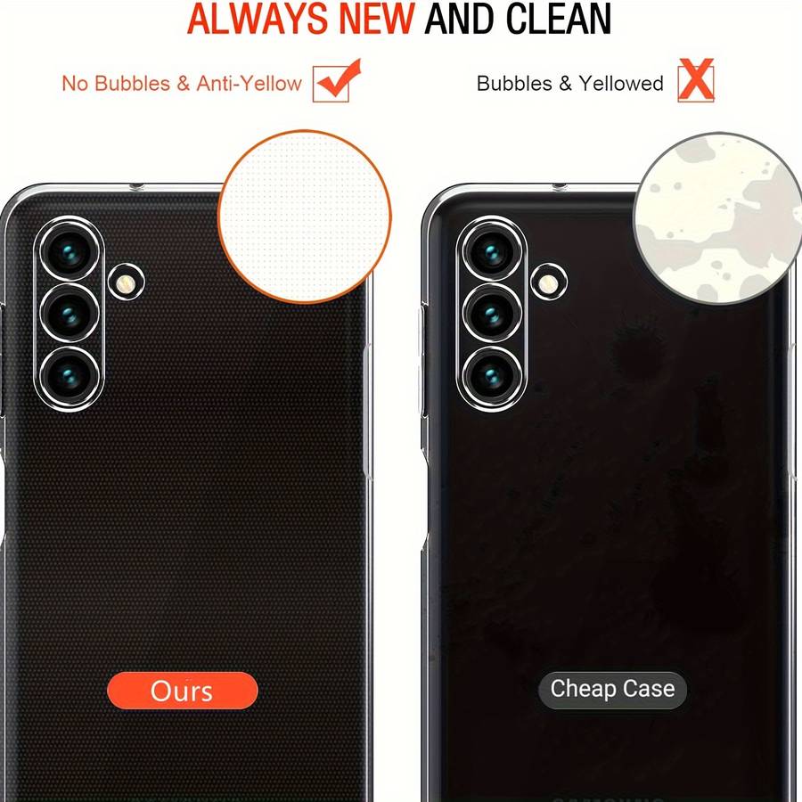 1pc Transparent For Samsung Galaxy A33 5G Phone Cases